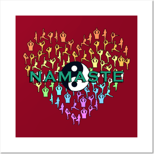 Namaste Yoga Design Posters and Art